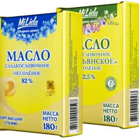 Сливочное масло от ОАО «Лидский молочно-консервный комбинат»